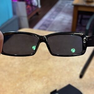 Sleek Black Sunglasses with Case